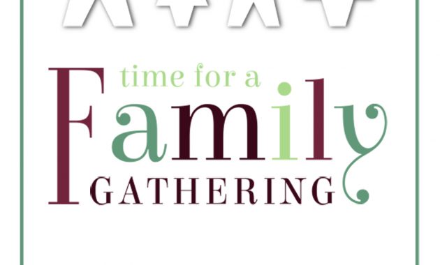 Time For A Family Gathering Free Printable Family Reunion regarding proportions 1542 X 2220