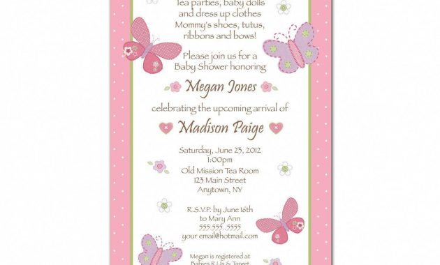 Tips And Trick Create Ba Shower Invitation Wording With New throughout proportions 1500 X 1200