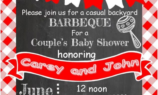 Tips For Choosing Bbq Ba Shower Invitations Templates More Http pertaining to proportions 750 X 1050