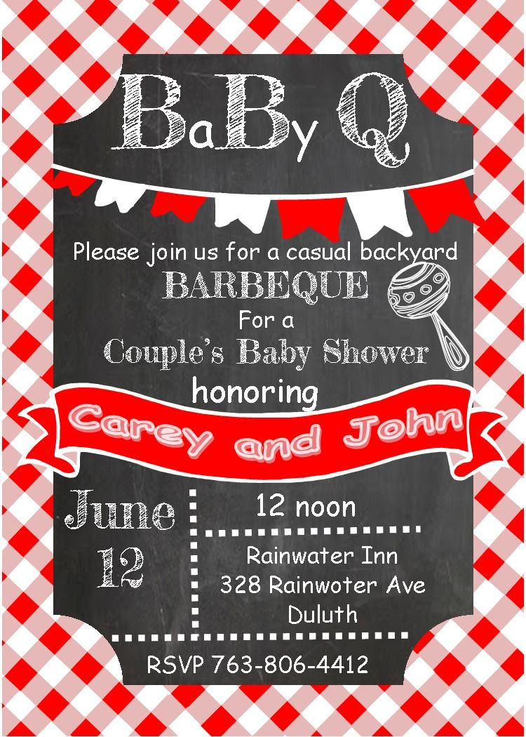 Tips For Choosing Bbq Ba Shower Invitations Templates More Http pertaining to proportions 750 X 1050
