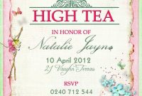 Tips For Choosing Tea Party Birthday Invitations Modern Templates for proportions 736 X 1104