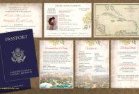 Top Result Passport Wedding Program Template Beautiful Diy Passport regarding proportions 1500 X 868