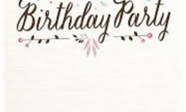 Unique Birthday Invitation Templates Buick Birthday Invitations for size 750 X 1082