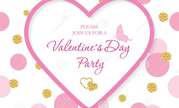 Valentine S Day Invitation Template Included Laser Cutout Heart in size 1300 X 1390