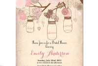 Vintage Bridal Shower Invitation Templates Free Projects To Try inside dimensions 1000 X 1000