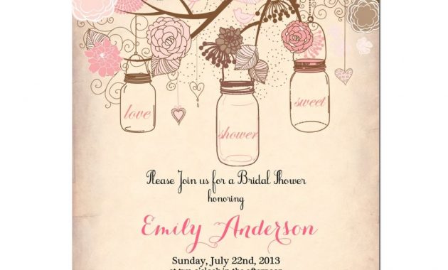 Vintage Bridal Shower Invitation Templates Free Projects To Try inside dimensions 1000 X 1000