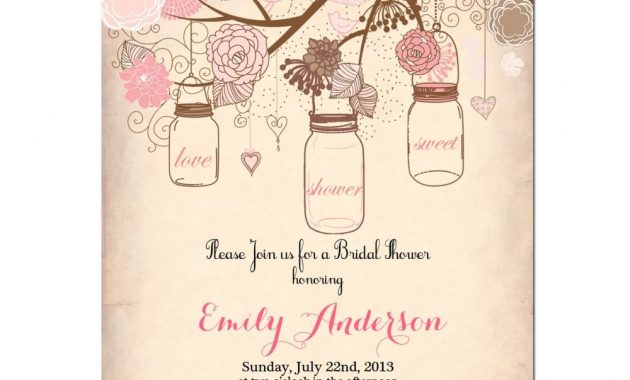 Vintage Bridal Shower Invitation Templates Free Projects To Try throughout sizing 1000 X 1000