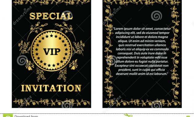 Vip Event Invitation Template Perfect With Vip Event Invitation pertaining to dimensions 1300 X 916