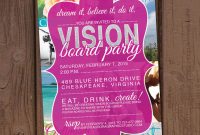 Vision Board Party Invitation Vision Board Party Invitation for dimensions 1500 X 1500