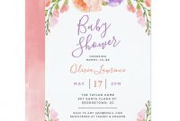 Watercolor Floral Ba Shower Invitation In 2018 Babies And Ba regarding dimensions 1106 X 1106