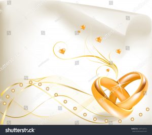 Wedding Invitation Template Beautiful Golden Wedding Stock Vector inside dimensions 1500 X 1333