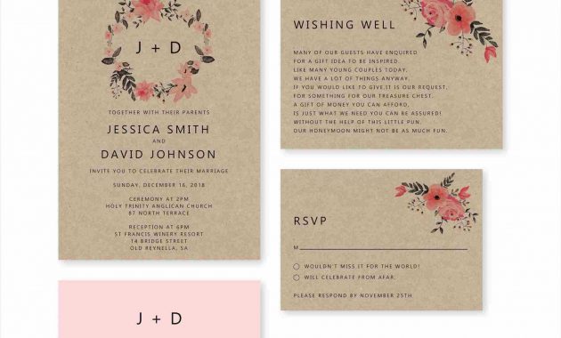 Wedding Invitation Templates 55 X 85 Bright Wedding Ideas with proportions 1899 X 1424