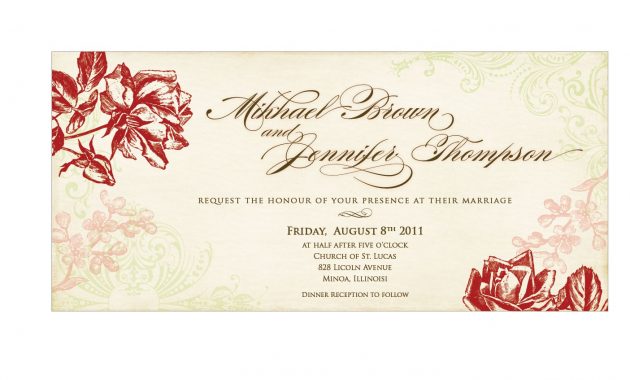 Wedding Invitation Templates Home Of Design Ideas with regard to proportions 1405 X 993