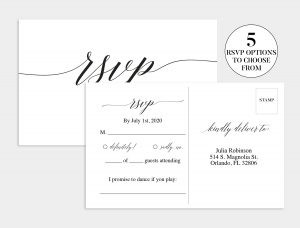 Wedding Rsvp Card Wedding Rsvp Template Wedding Rsvp Postcard inside dimensions 3000 X 2277