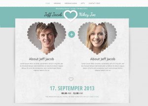 Wedding Slide Responsive Wedding Invite Template Accurathemes with size 1302 X 932