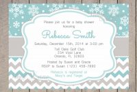 Winter Wonderland Ba Shower Invitations Templates Winter pertaining to measurements 1500 X 1233