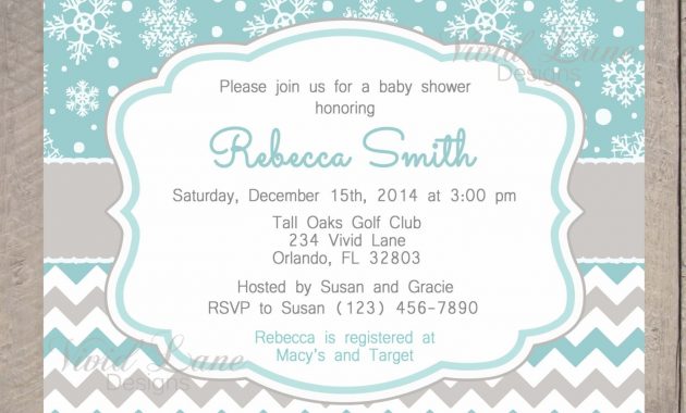 Winter Wonderland Ba Shower Invitations Templates Winter pertaining to measurements 1500 X 1233