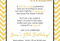 Wording For Surprise Birthday Party Invitations Free Printable throughout dimensions 1143 X 1600