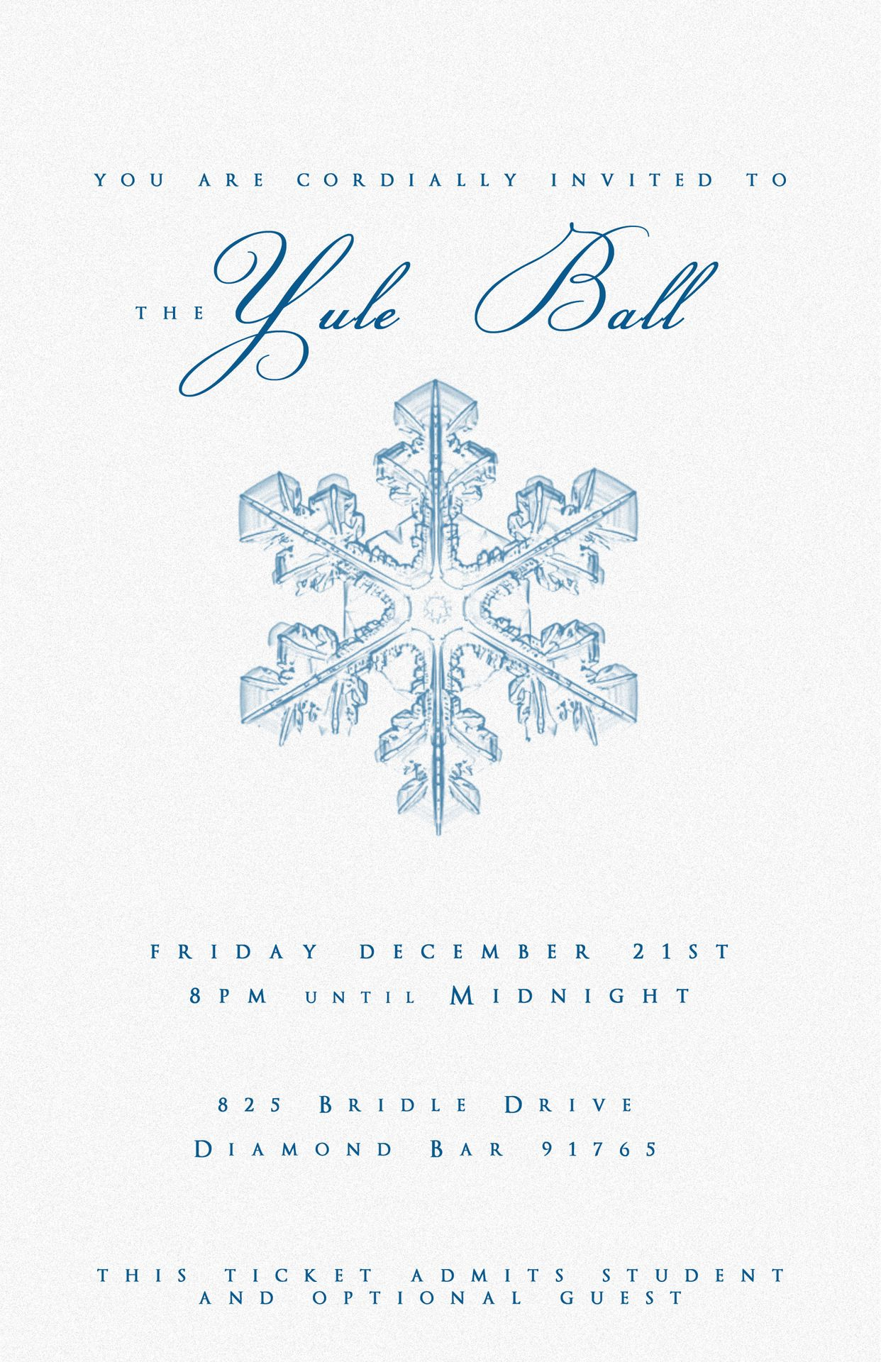 Yule Ball Party Invitation Template Lumosnox Accio Always In with sizing 1242 X 1920