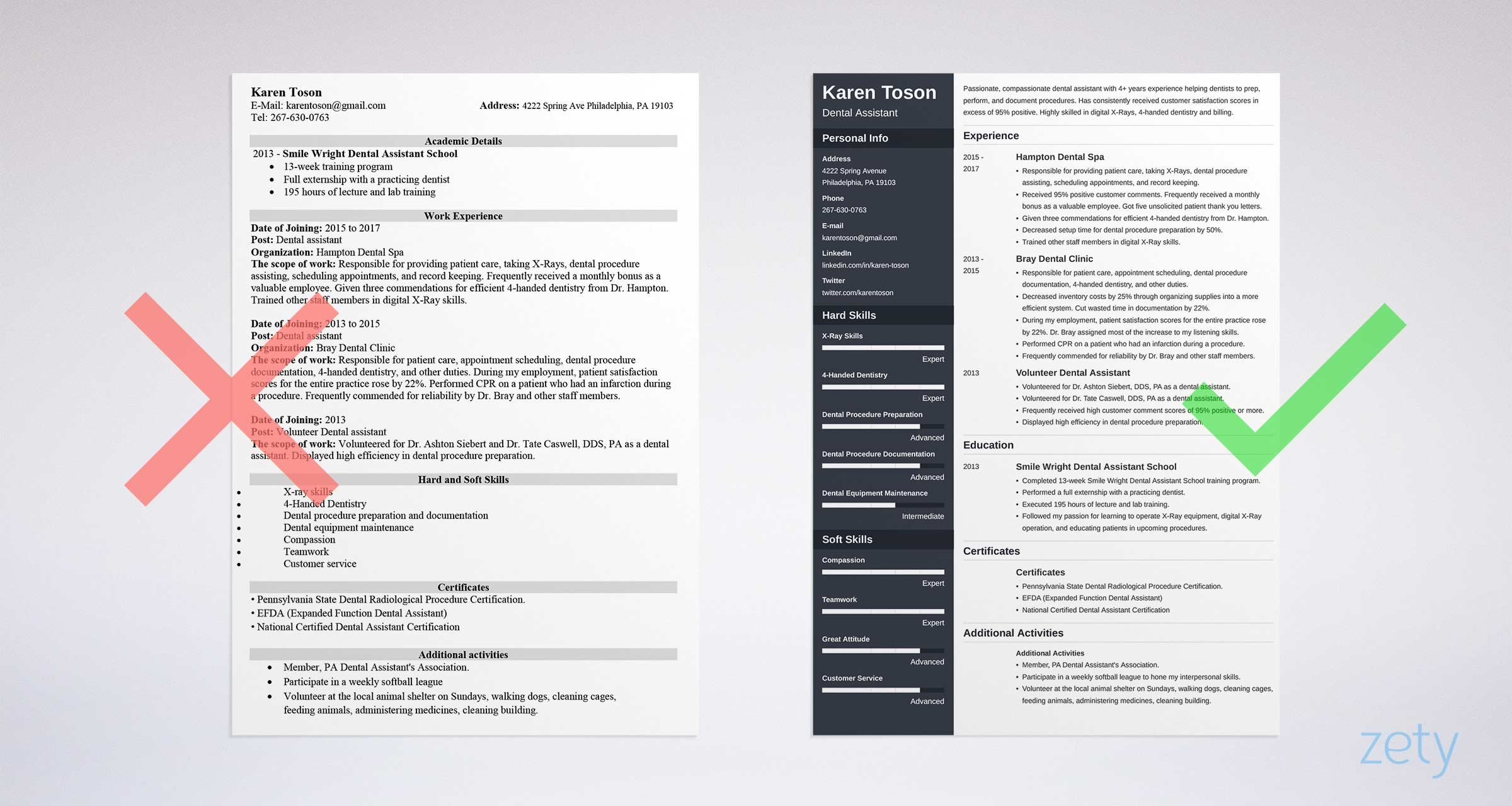 1 Page Resume Templates Akali within size 2400 X 1280