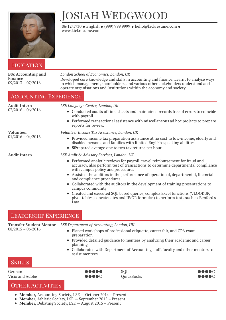10 Accountant Resume Samples Thatll Make Your Application Count inside proportions 793 X 1122