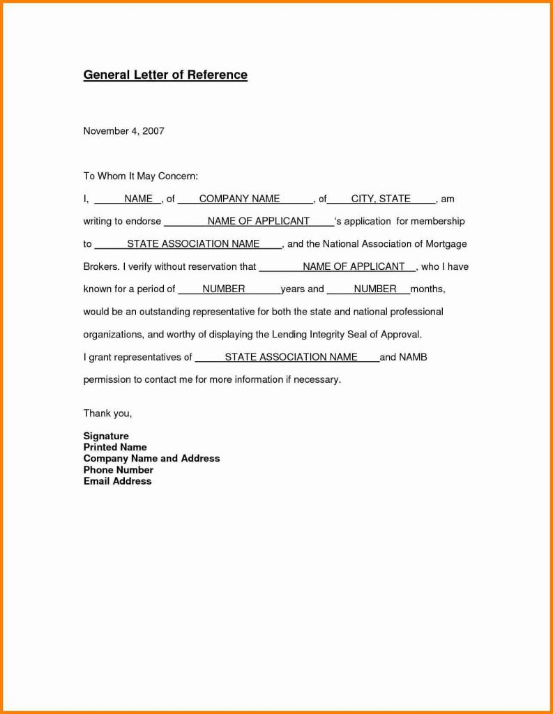 10 Examples Of Letter Of Recomendation Business Letter in size 793 X 1024
