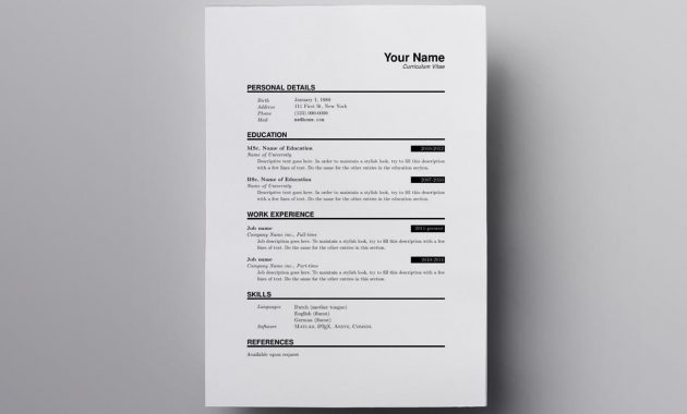 10 Latex Resume Cv Templates Academic Tech Jobs within dimensions 1200 X 847