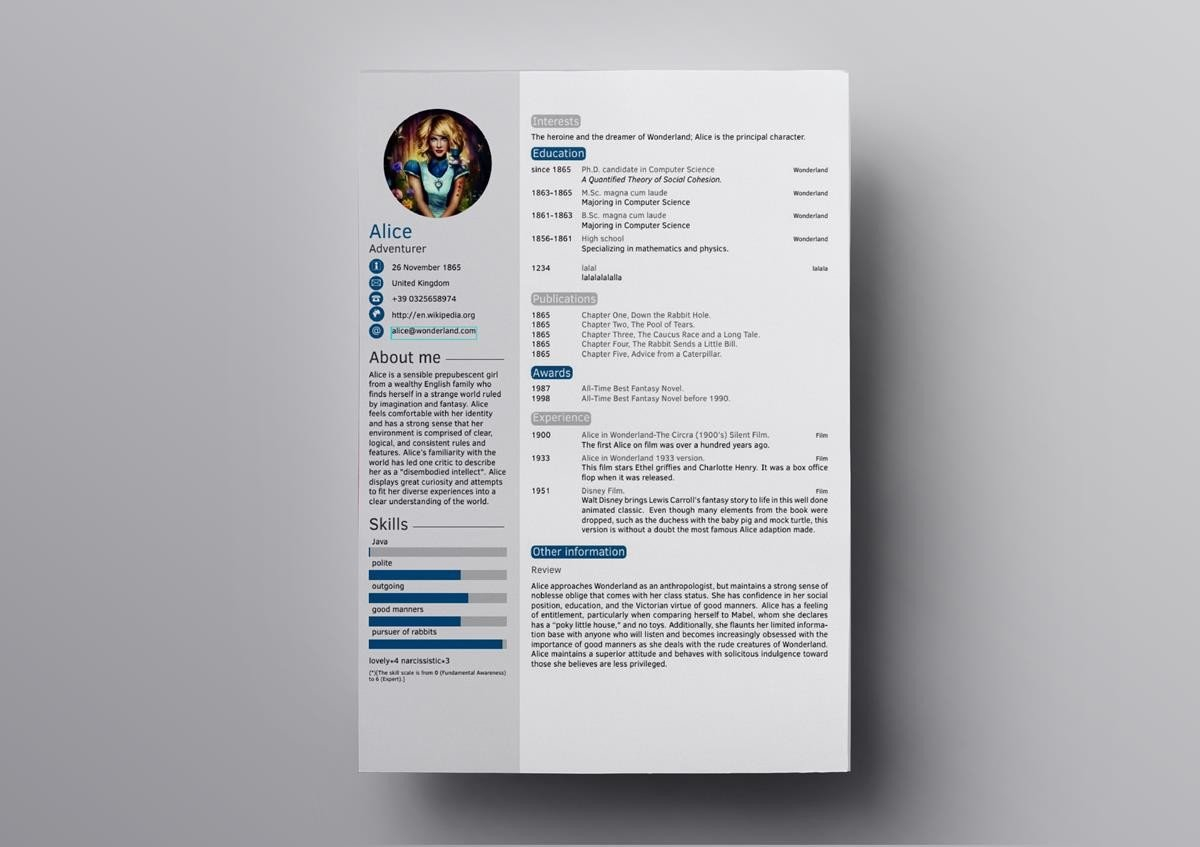 10 Latex Resume Cv Templates Academic Tech Jobs within sizing 1200 X 847