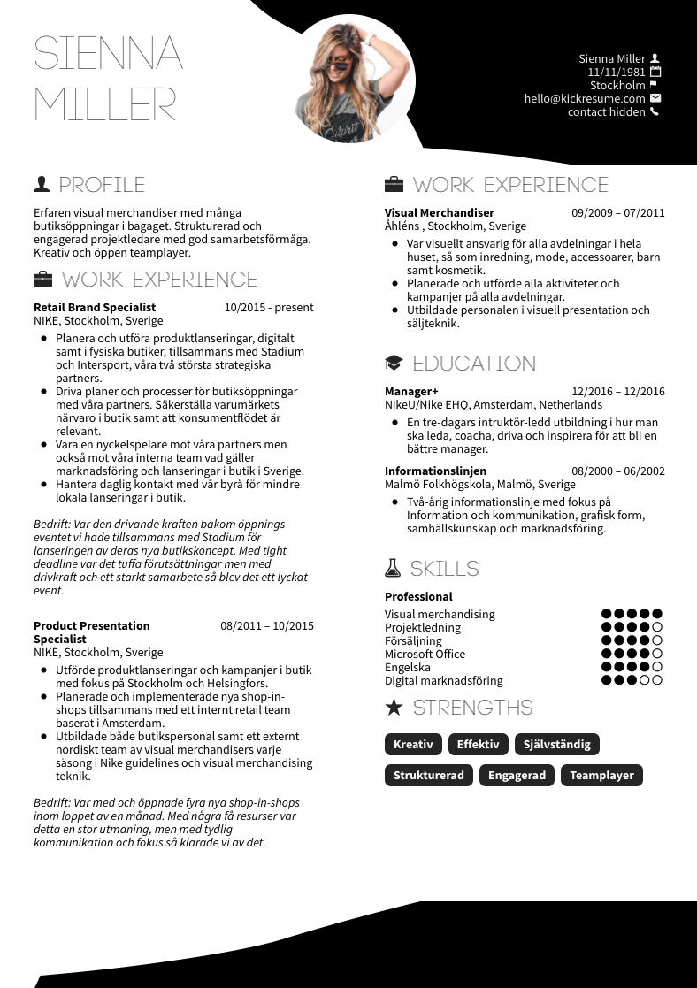10 Real Marketing Resume Examples That Got People Hired At throughout measurements 788 X 1117