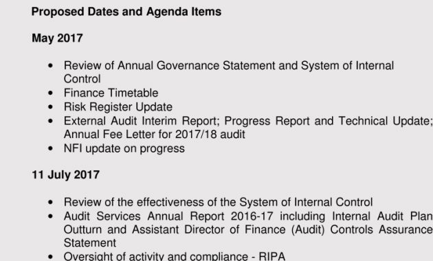 10 Templates For Audit Agenda Guidelines Examples with measurements 750 X 1164