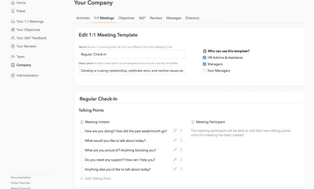 11 Meeting Templates Guide Your Team To Better Conversations for proportions 1440 X 1022