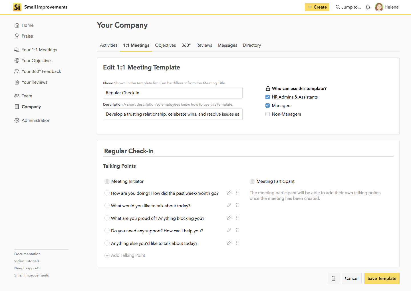 11 Meeting Templates Guide Your Team To Better Conversations with regard to size 1440 X 1022