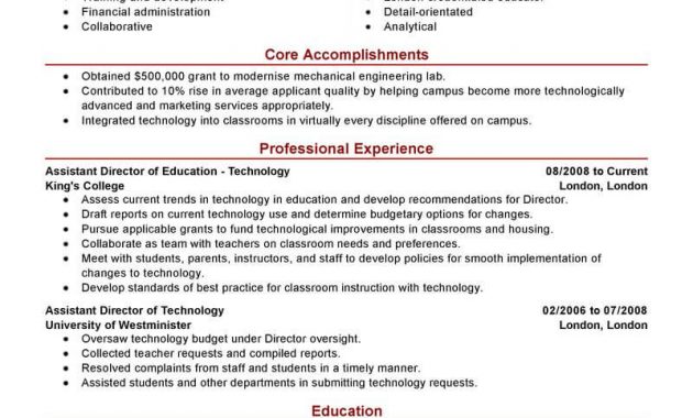 12 Amazing Education Resume Examples Livecareer in proportions 800 X 1035