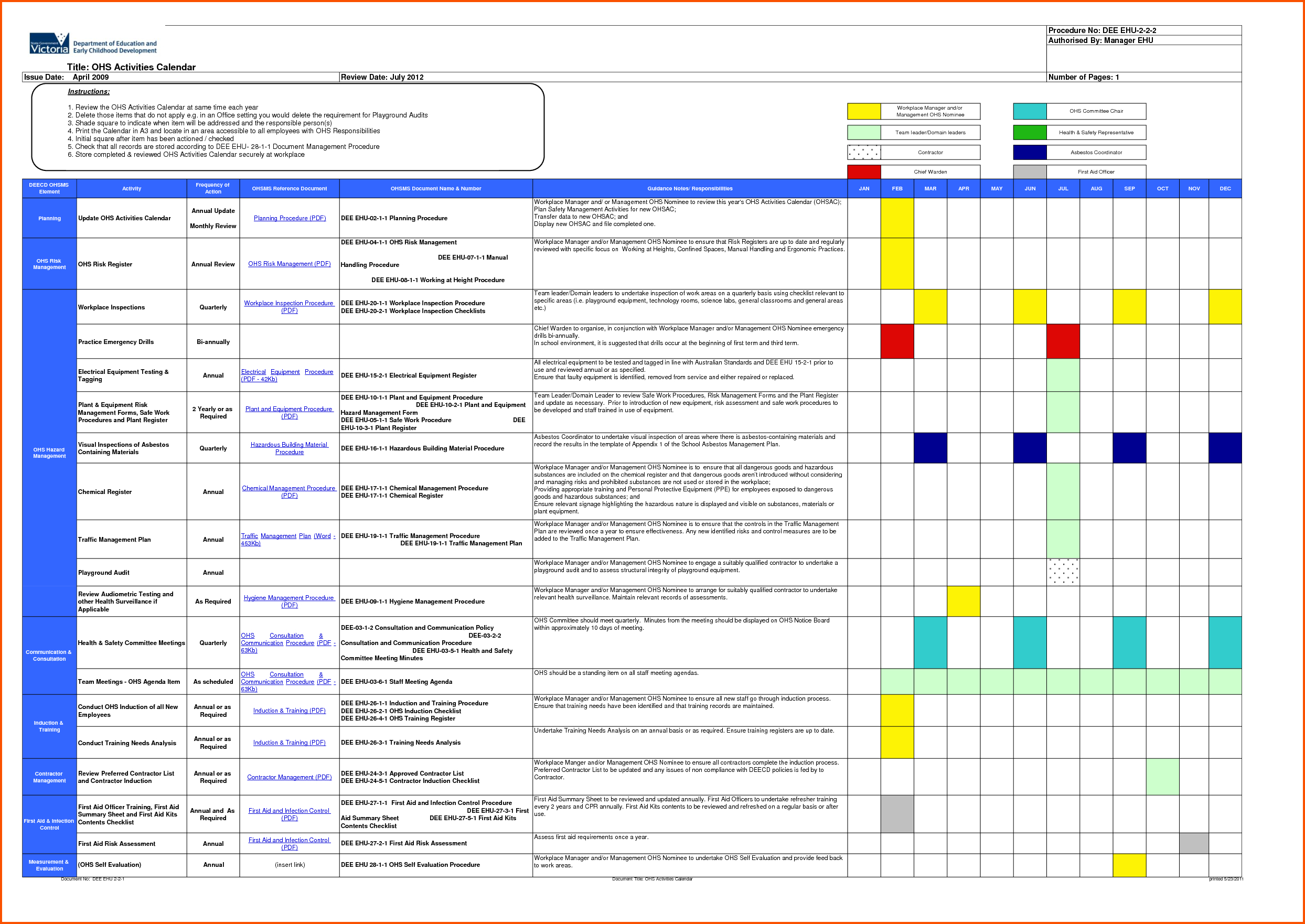 Conference Planning Template Excel