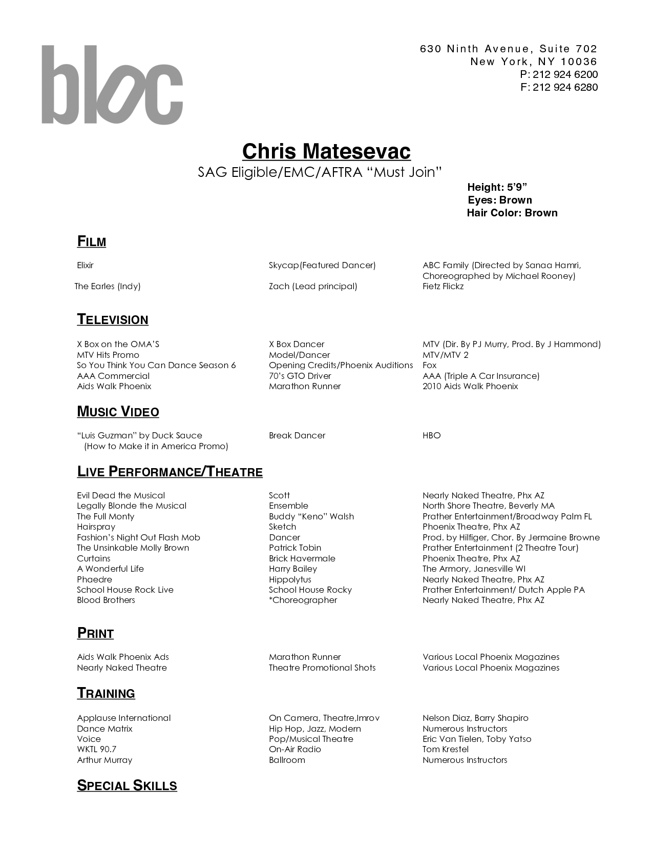12 Dance Resume Examples For Auditions Radaircars regarding size 1275 X 1650