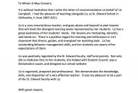 12 Example Of Recommendation Letter For Masters Program pertaining to measurements 1275 X 1650