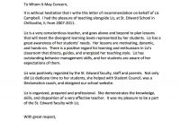 12 Example Of Recommendation Letter For Masters Program within size 1275 X 1650