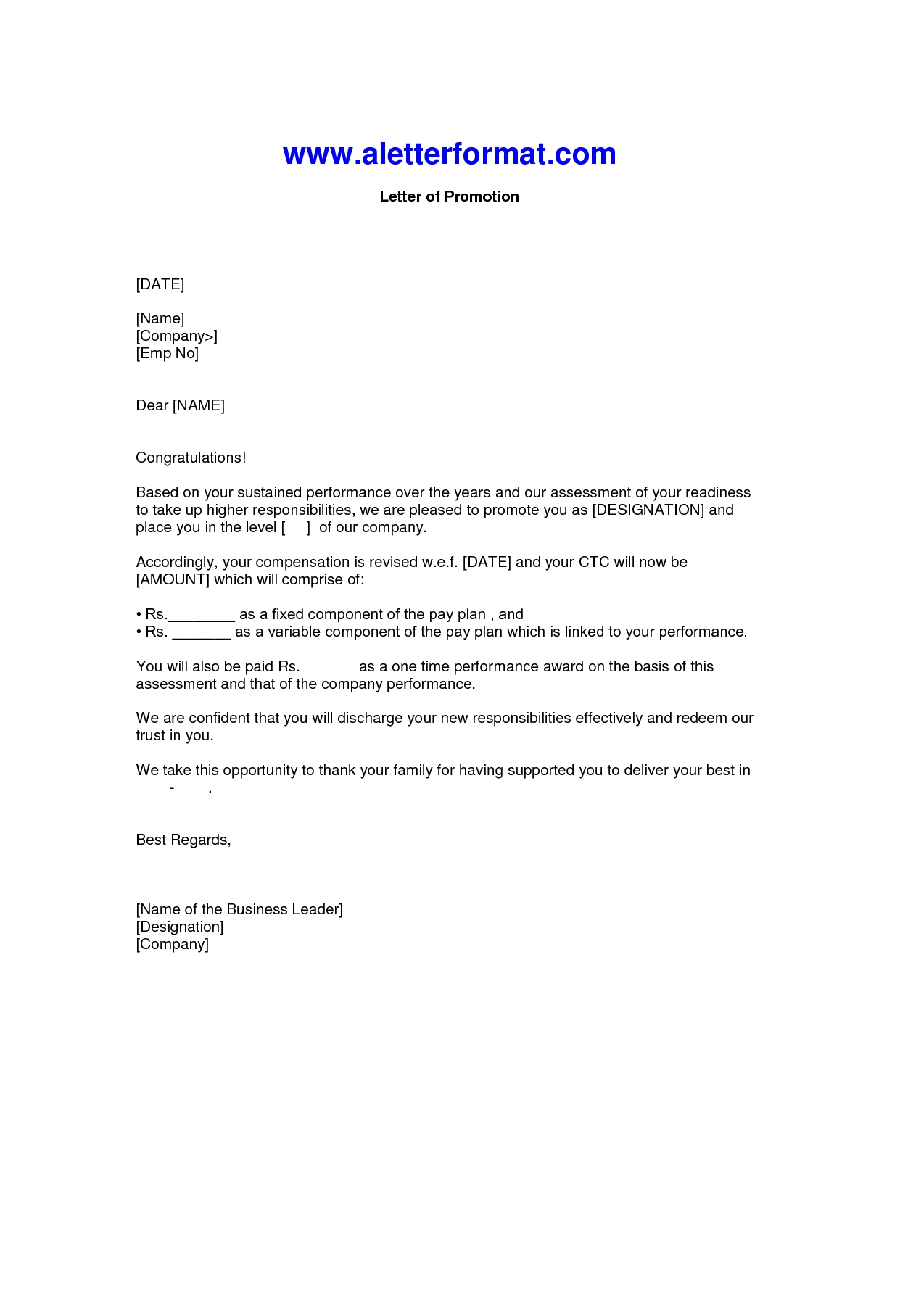 12 Promotion Recommendation Letter Examples Pdf Examples inside proportions 1241 X 1815