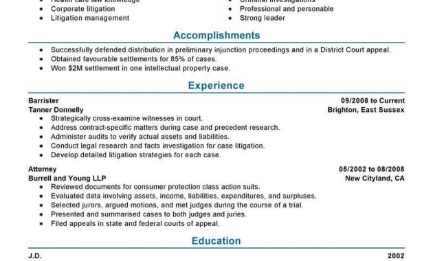 13 Amazing Law Resume Examples Livecareer inside measurements 800 X 1035