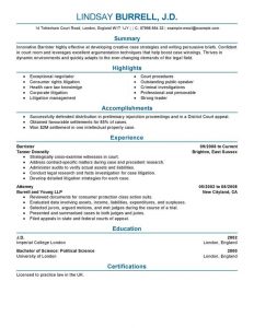 13 Amazing Law Resume Examples Livecareer intended for sizing 800 X 1035