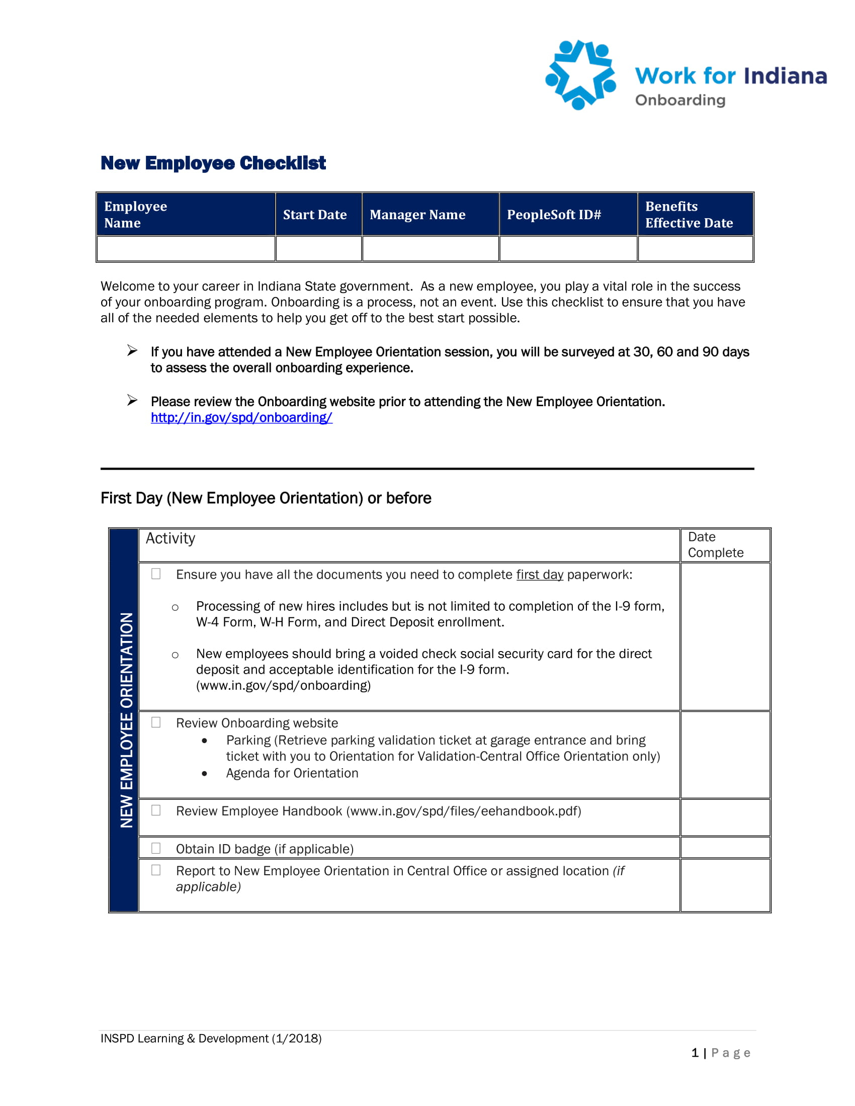 14 New Employee Orientation Program Checklist Pdf Examples in measurements 1700 X 2200