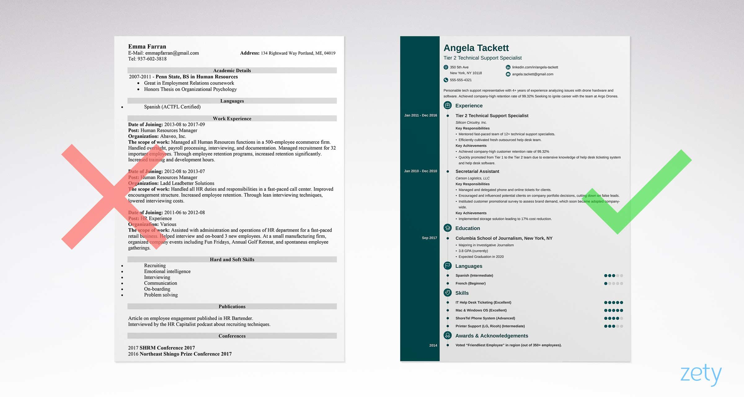 14 Simple Basic Resume Templates Easy To Customize with size 2400 X 1280