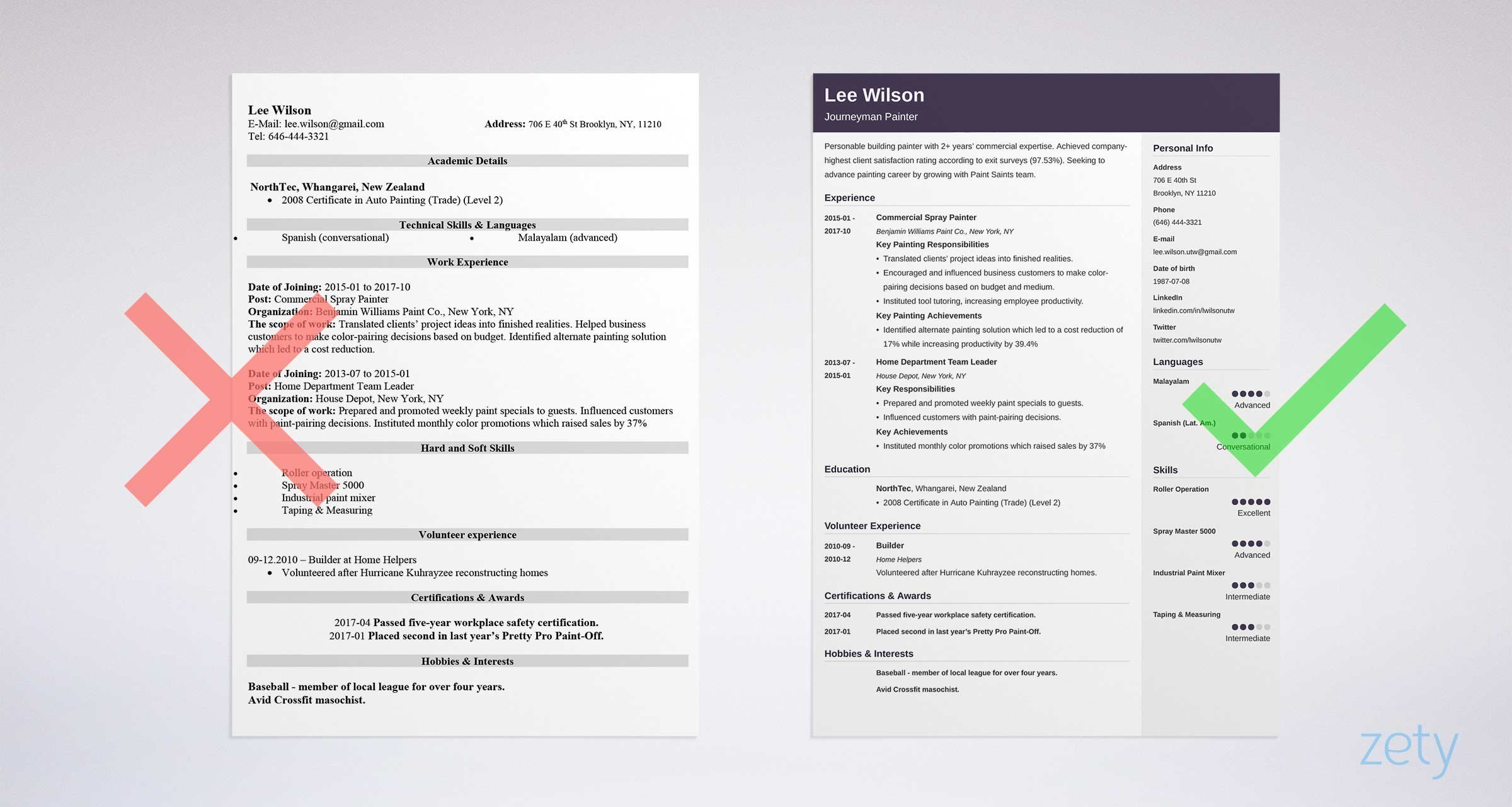 15 Unique Resume Templates To Download Use Now regarding size 2400 X 1280