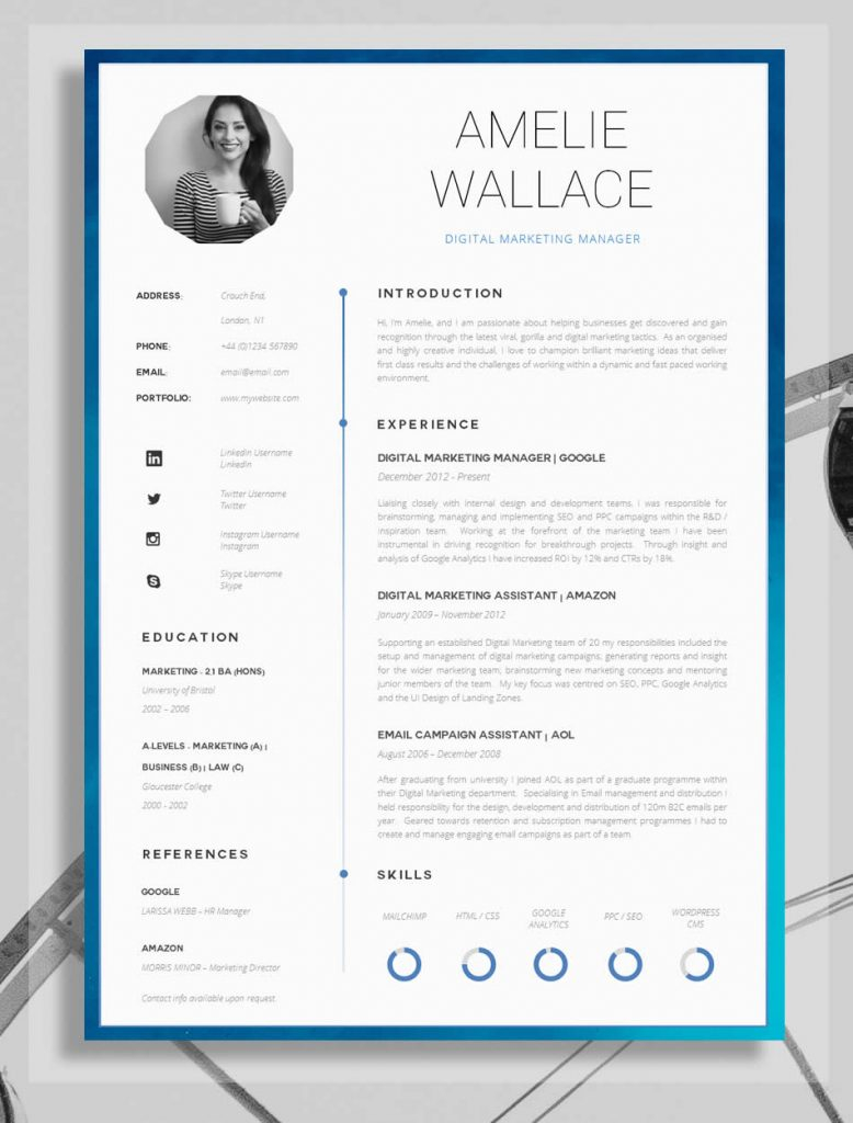 17 Awesome Examples Of Creative Cvs Resumes Guru with regard to measurements 778 X 1024