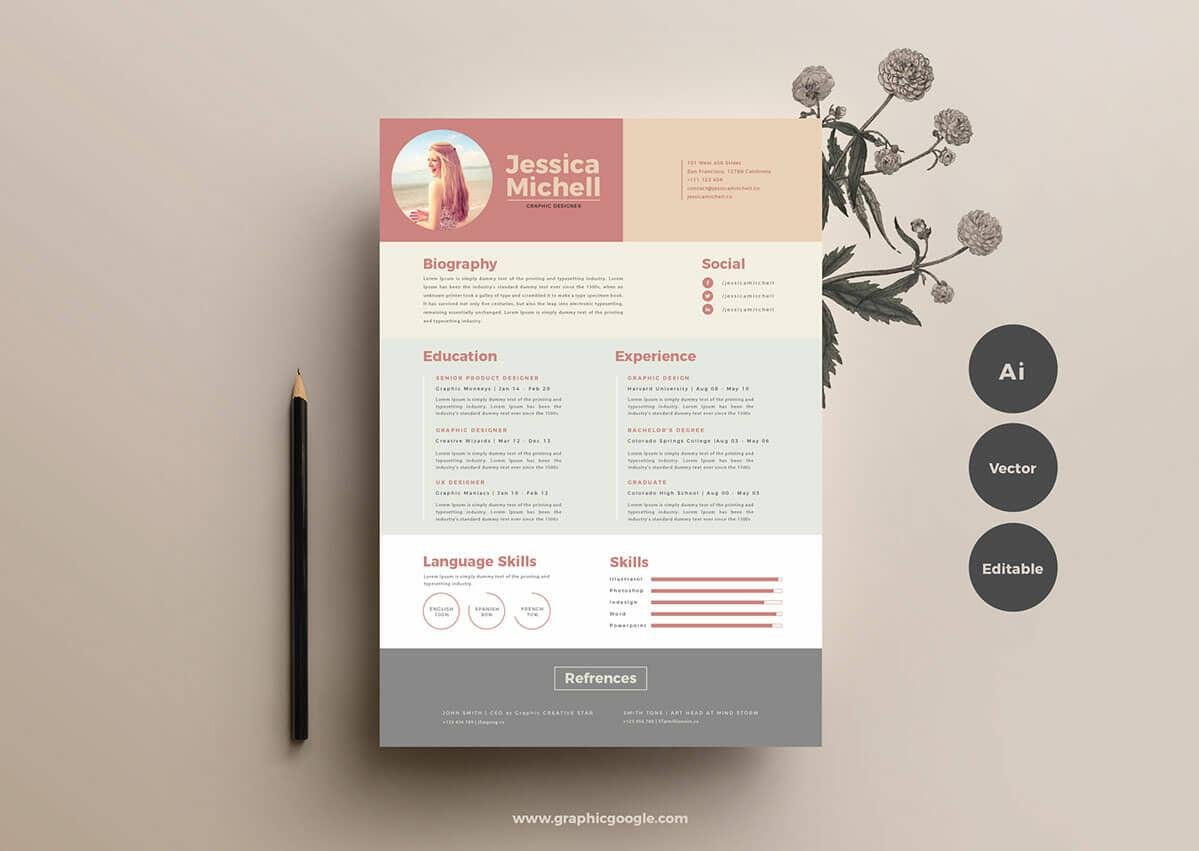 17 Free Resume Templates Download Now intended for size 1199 X 851