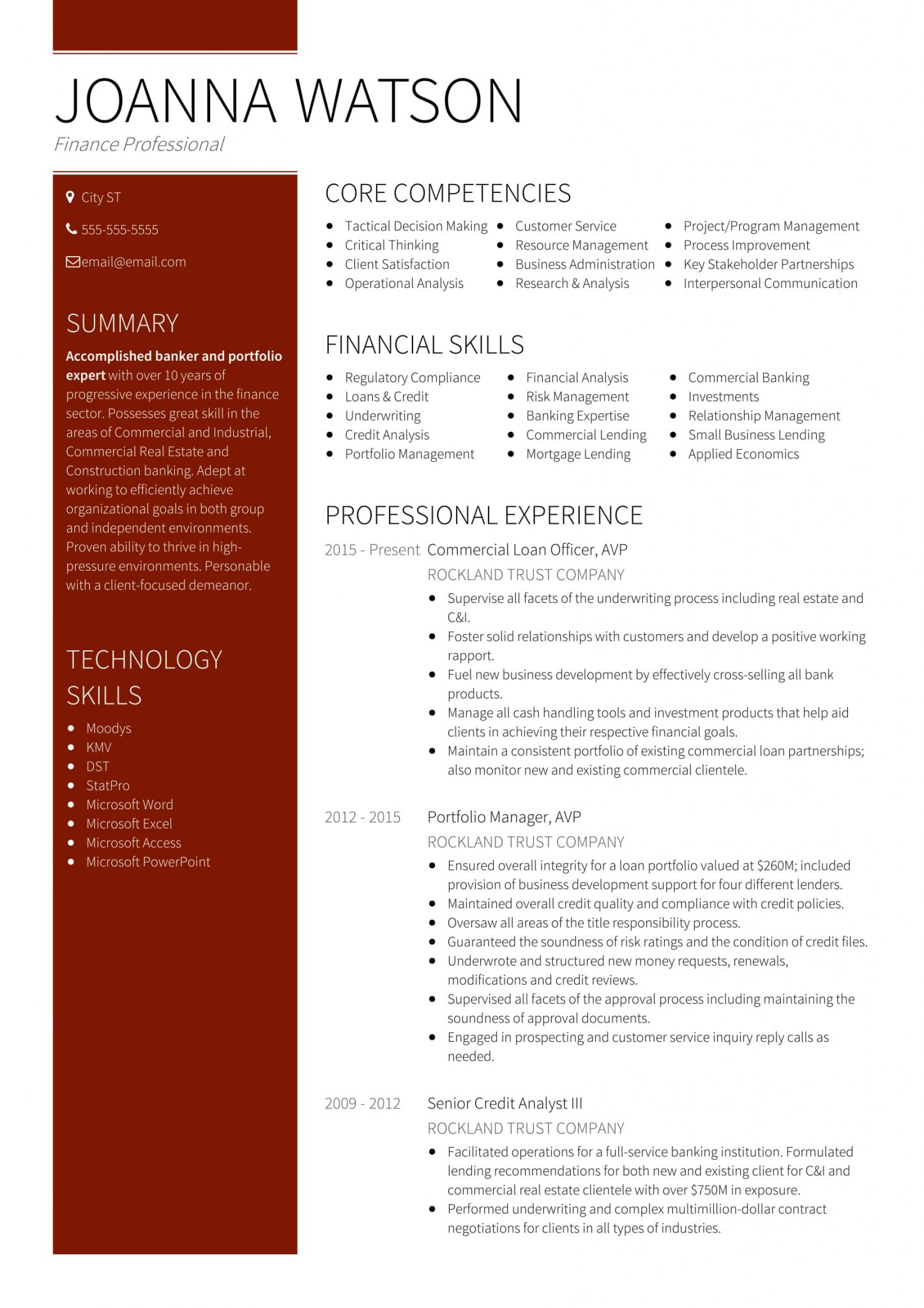 18 Best Banking Sample Resume Templates Wisestep throughout dimensions 1447 X 2048