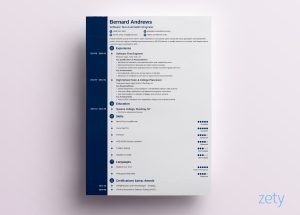 18 Modern Resume Templates Examples With Format Tips for proportions 2400 X 1720