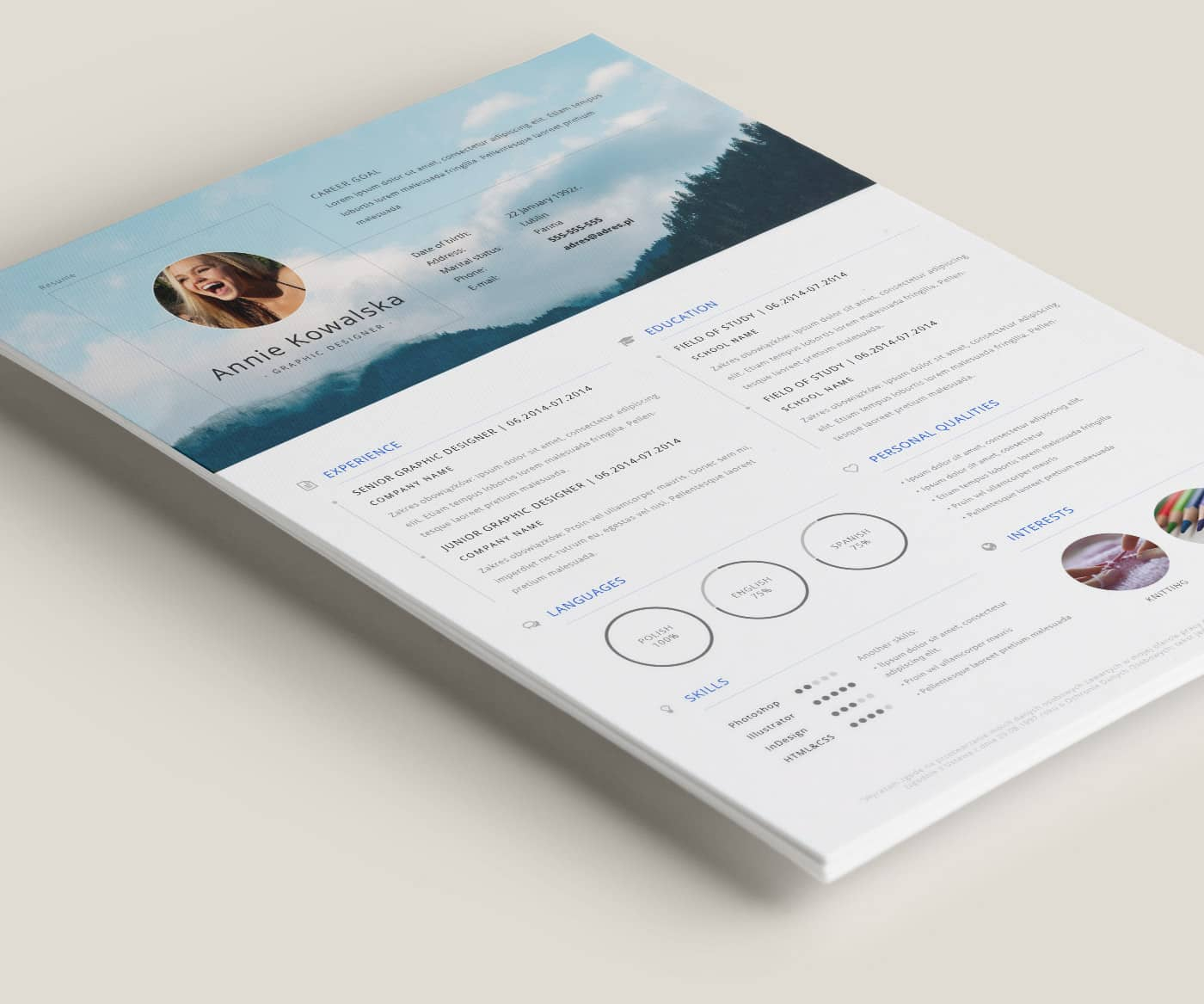 19 Templates De Cv Gratuits Et Lgants Tlcharger in dimensions 1400 X 1167