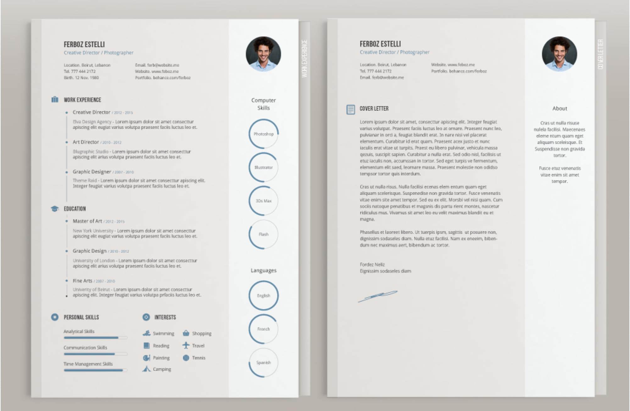 19 Templates De Cv Gratuits Et Lgants Tlcharger within proportions 2004 X 1308