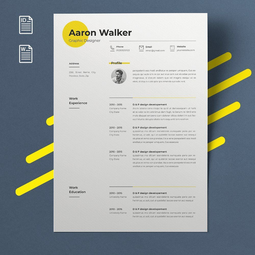 2 Pages Resume Cover Letter The Template Like All Designs with proportions 1000 X 1000